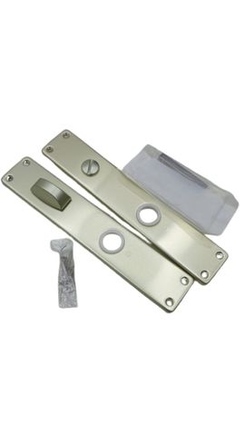 2x Hoppe 3104841 202SP 78/8mm Backplate Door Plate Pair Aluminum