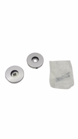 5x Hoppe 2800511 42KV 37-42mm Griffrosette Paar Alu Silber