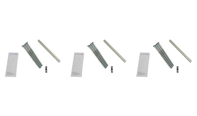 3x Hoppe 11712454 ZBSET-FTG-KH/GR-M5 — монтажный комплект 7 mm