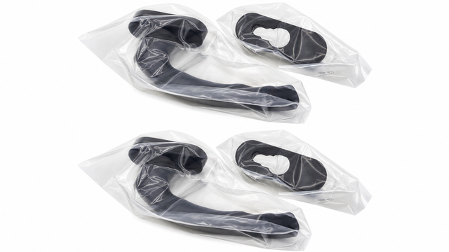 2x HOPPE 11940445 0600/U26/49PNS Balcony Door Handle