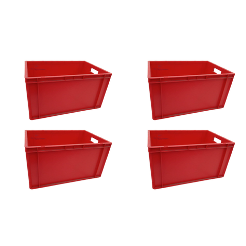 4x Eurobox TK 600 320 Stacking Box 600x400x320 Storage Crate Plastic Box