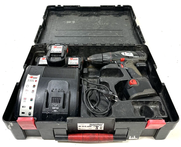 Аккумуляторный шуруповёрт-дрель Würth master BS 12-A solid, BS12-A