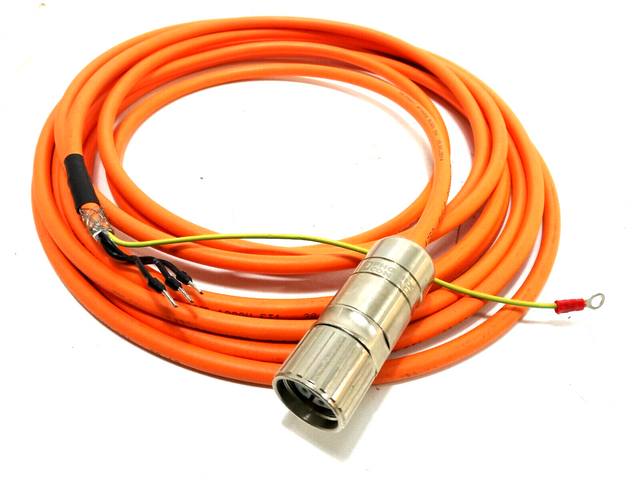 Siemens CNC Motor Cable PSL4750, 4X1.5 E48408 AWM 21223, 18C990017 6FX8002 / 7m