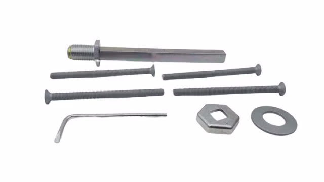 3x Hoppe 57-62mm 3770385 VZ-BS3B-Geomet 500A Befestigungsset