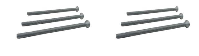 6x Hoppe 8047201 Threaded Screw PTG/SBE-BG/GR-SCHR-M6-FL