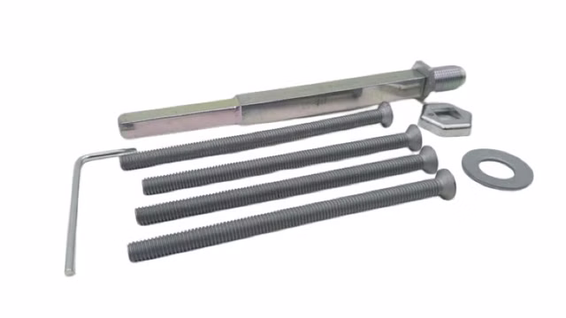 2x HOPPE 12114480 ZBSET-SBE-KN/GR-UB-M6-VLL-FDW Befestigung