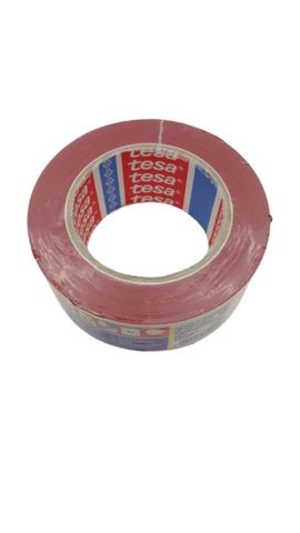 33m Tesa Floor Marking Tape PVC 50mm Red RAL3001