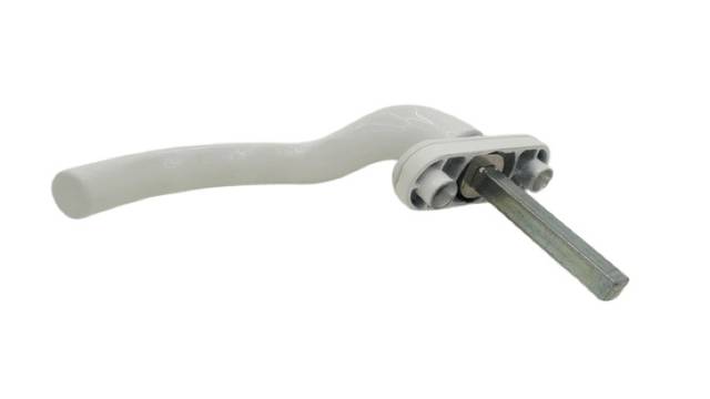 Plastic White Square Window Handle