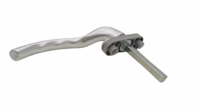 Fenstergriff Aluminium Silber Ergonomisch Dreh Kipp