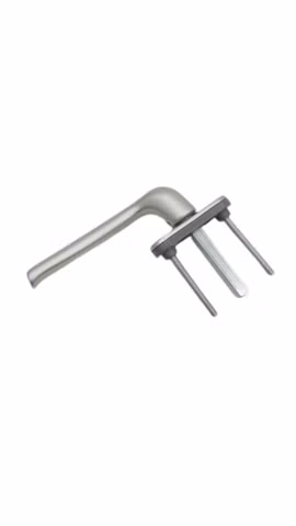 Fenstergriff Secustik Resista Aluminium satiniert verchromt