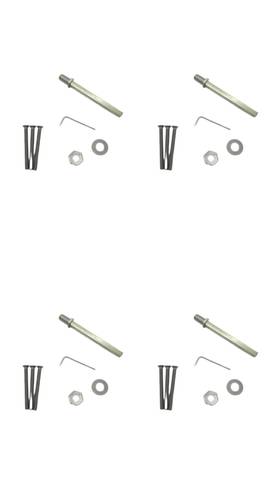 4x Hoppe 3692938 ZBSET-SE-K/NG/R UB M6 8mm Mounting Set