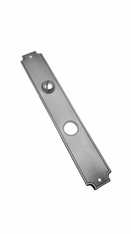 Langschild Türbeschlag Aluminium Badezimmer Garnitur