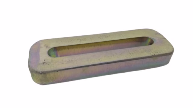 Langlochplatte Stahl verzinkt 100mm 100x35 Befestigungsplatte