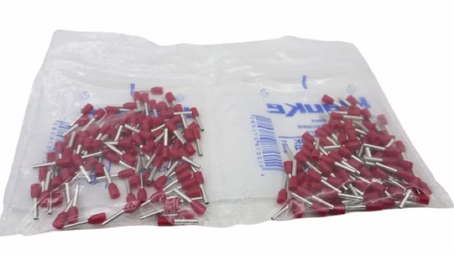 10x Klauke 4718 Aderendhülsen Isoliert 1,00mm² 100er Pack