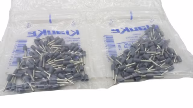 6x Klauke 4708 Aderendhülsen Sortiment 0.75 mm² Isoliert