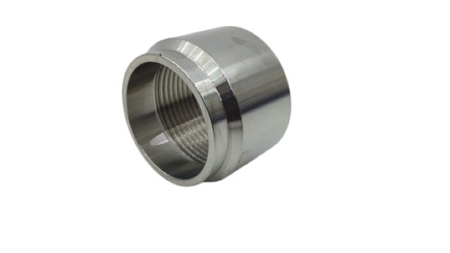 3x 050540000224 G1 1/4 Weld Socket Stainless Steel 1.4404