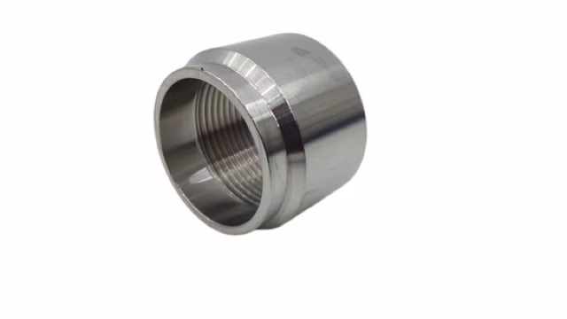 3x 050540000224 G1 1/4 Schweißmuffe Edelstahl 1.4404