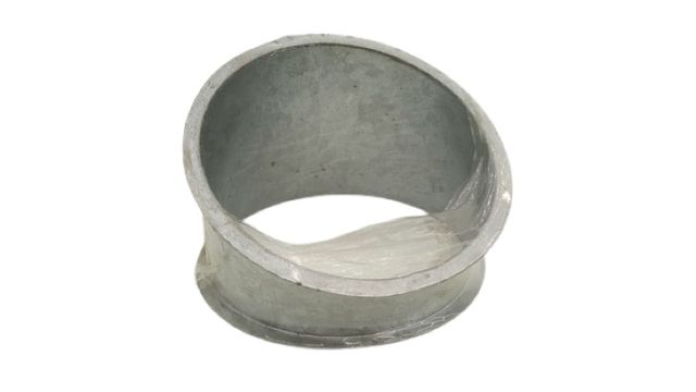 2x 050 069 000 061 DN140 30 Degree Segment Galvanized Pipe Elbow