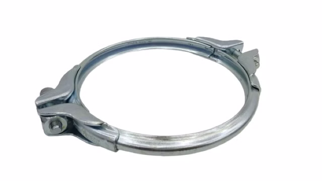 050069000058 DN140 Spannring verzinkt Rohrschelle Bördelring