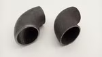 4x 050 016 000 269 Nahtloser Schweißbogen 90° S235JRG2