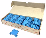 50 x Weidmüller WNT 10 10X3 Trennklemme Reihenklemme Klemme 101098