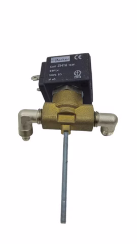 2x Parker ZH16 Pneumatik Magnetventil 24V DC 16W Ventil