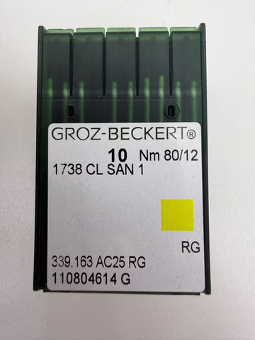 100er Set Groz-Beckert 1738 CL SAN1 RG Nm80/12 Nähnadeln