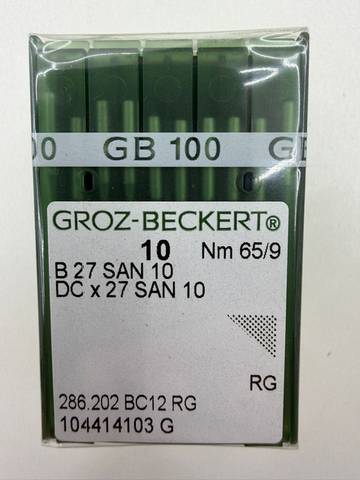 100-piece set Groz-Beckert B27 SAN10 DCx27 RG Nm65/9 sewing needles