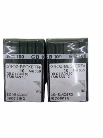 2X100er Groz-Beckert DBX1SAN101738SAN10 Nähmaschinennadeln