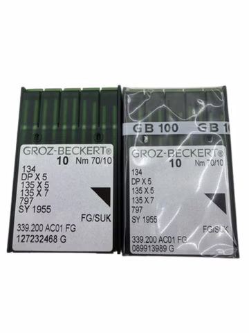200x Groz-Beckert 134 DPx5 135x5 Nähmaschinennadeln 70/10