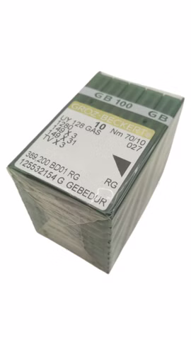 100x Groz-Beckert UY128 GAS TVx3 Nähmaschinennadeln 70/10