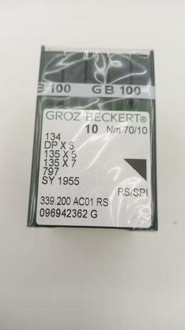 100x Groz-Beckert 134 DPX5 135X7 Nähmaschinennadeln Nm70/10
