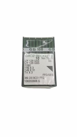 100x GROZ-BECKERT UY128GAS Nm70/10 Nähmaschinennadeln