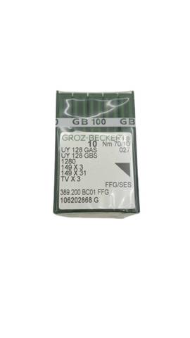 100x GROZ-BECKERT UY128GAS Nm70/10 Sewing Machine Needles