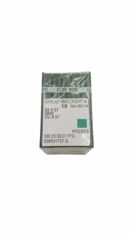 100x GROZ-BECKERT 52x57 FFG/SES Nm90/14 Nähmaschinennadeln