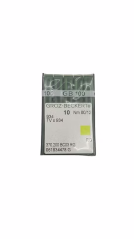 100x GROZ-BECKERT 934 TVx934 Nm80/12 RG Nähmaschinennadeln