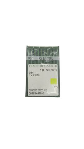 100x GROZ-BECKERT 934 TVx934 Nm80/12 RG Sewing Machine Needles