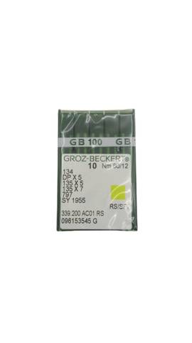 100x Groz-Beckert 134 DPx5 SY1955 Nm80/12 RS/SPI Sewing Needles