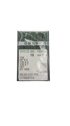 100x Groz-Beckert 134 135x5 SY1955 Nm65/9 Sewing Machine Needles