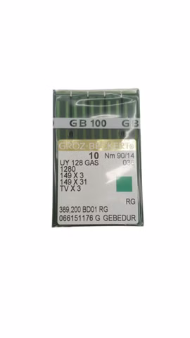 100x Groz-Beckert UY128 GAS TVX3 Nm90/14 Nähmaschinennadeln