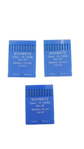 30x إبر ماكينة الخياطة Schmetz 265SES 438SPI Nm90 Nm80