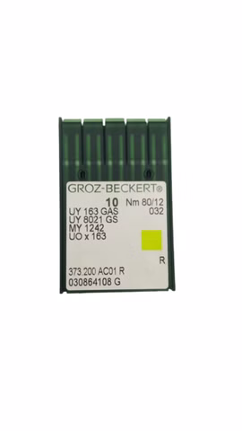 50x Groz-Beckert UY163GS UOX163 Nähmaschinennadeln Nm80/12