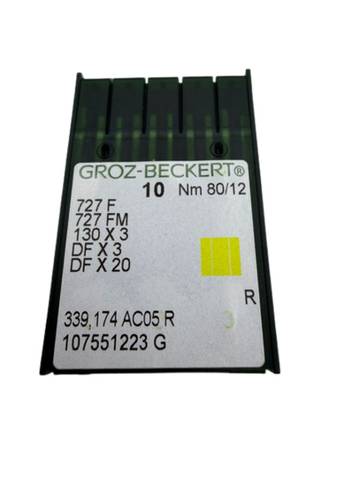 2x50 set Groz-Beckert 727F DFX3 DFX20 sewing machine needles