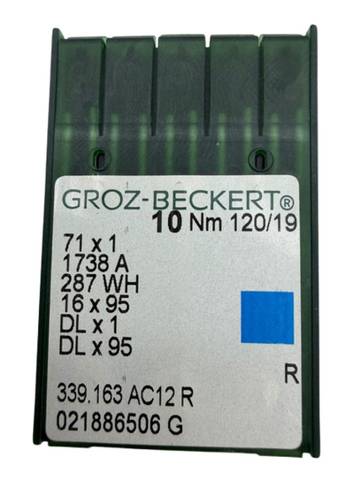 80x إبر Groz-Beckert 71x1 1738A DLx95 Nm120/19