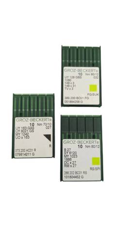 70 إبرة خياطة Groz-Beckert NM80/12 وNM70/10 UY163G B27 وUY128G