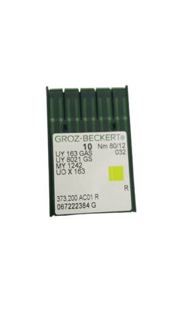 30x إبر آلات الخياطة Groz-Beckert UY163GAS UY8021GS 80/12