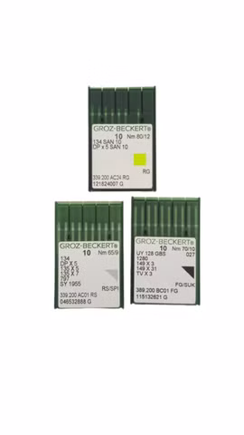30x Groz-Beckert 134 SAN10 UY 128 GBS 134 Nähnadeln