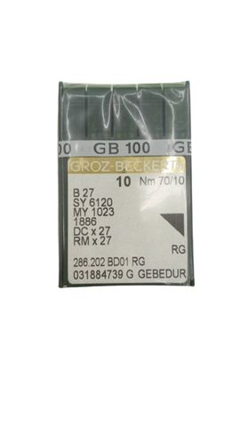 100x Groz-Beckert B27 DCX27 70/10 Sewing Machine Needles RMx27