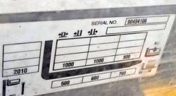 64930_6.jpg Typenschild des Jungheinrich Elektro-Hochhubwagens