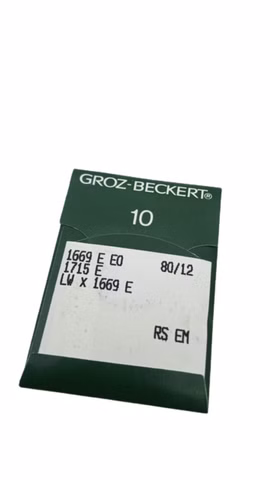 80x Groz Beckert 1669E 1715E LWx1669E Nähnadeln